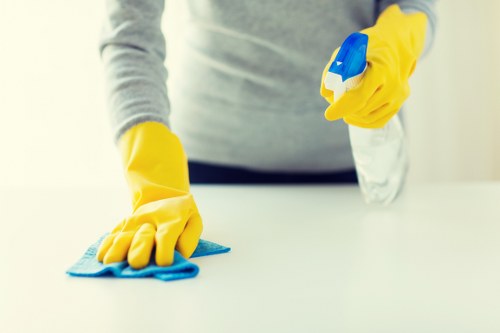 Carpet cleaning process removing dirt from residential flooring
